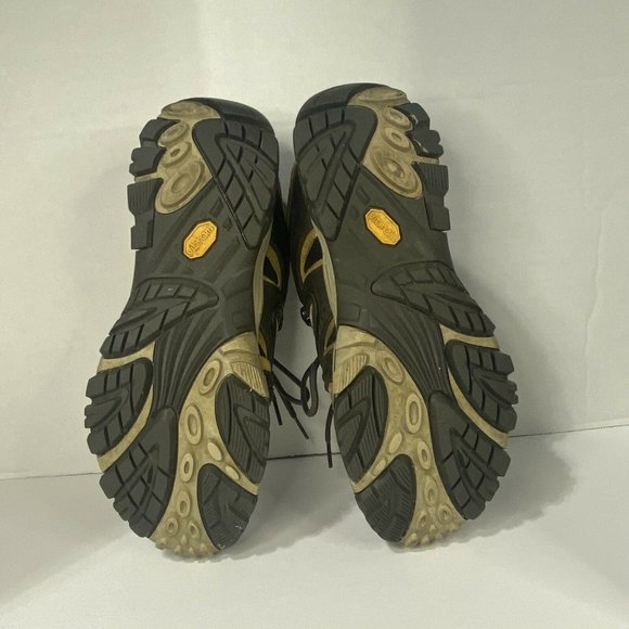 Merrell Reactor Ventilator Hiking Shoe Continuum Mens 8.5 Yellow Charcoal Vibram - Picture 8 of 9